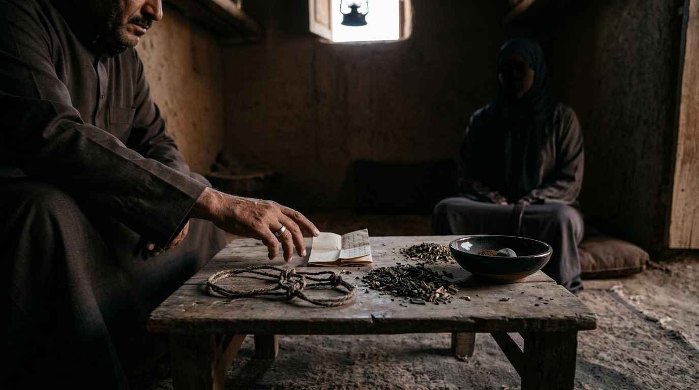 حكم تعلم السحر الابيض والاخضر وممارسته والذهاب إلى فاعله