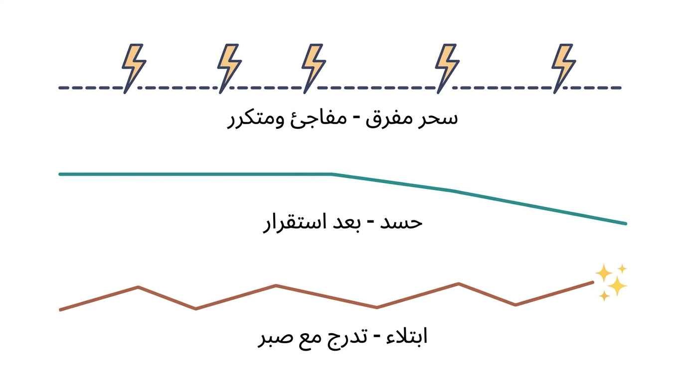 الفرق بين سحر تعطيل الزواج والحسد والابتلاء