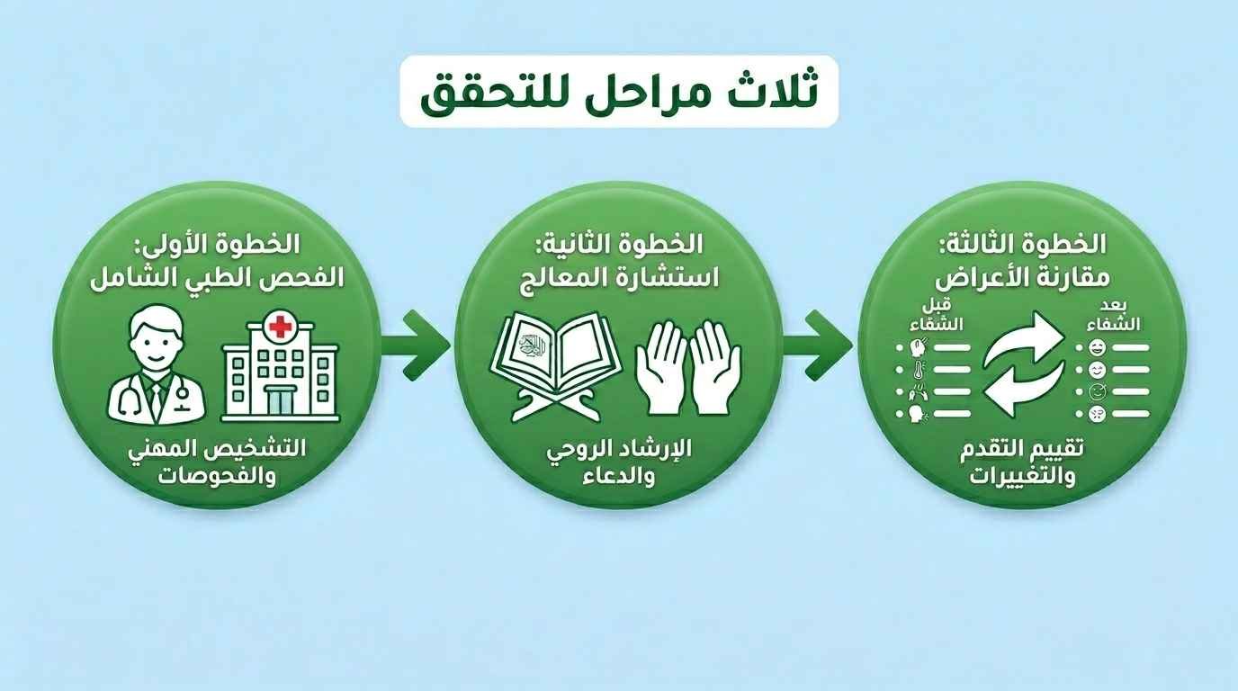 التحقق الشرعي الآمن عند الاشتباه في السحر