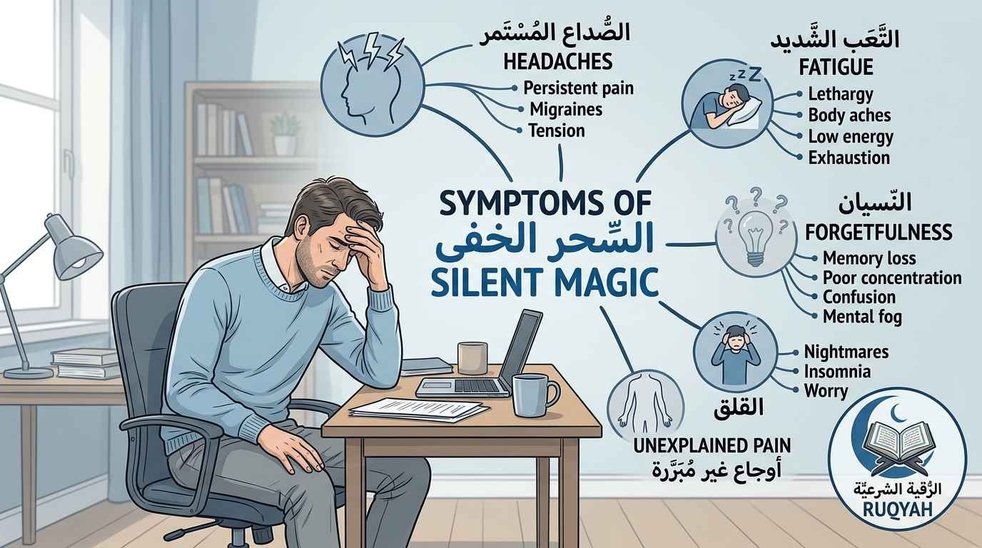 الأعراض التي يظنها الناس إرهاقًا أو ضغطًا وهي سحر صامت