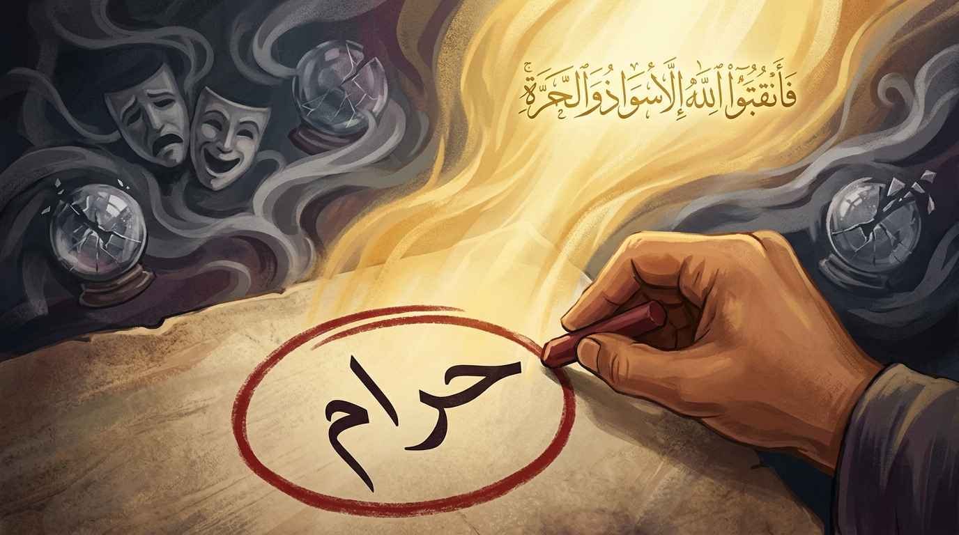 الحكم الشرعي في ممارسة الشعوذة أو تصديقها