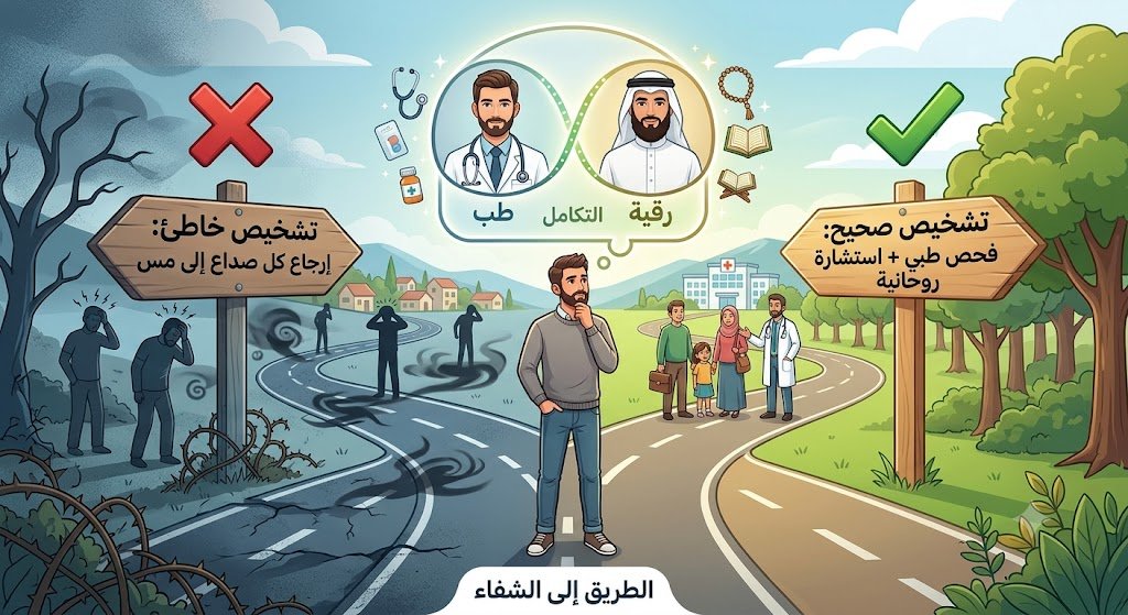 أخطاء شائعة في تشخيص أعراض مس الجن