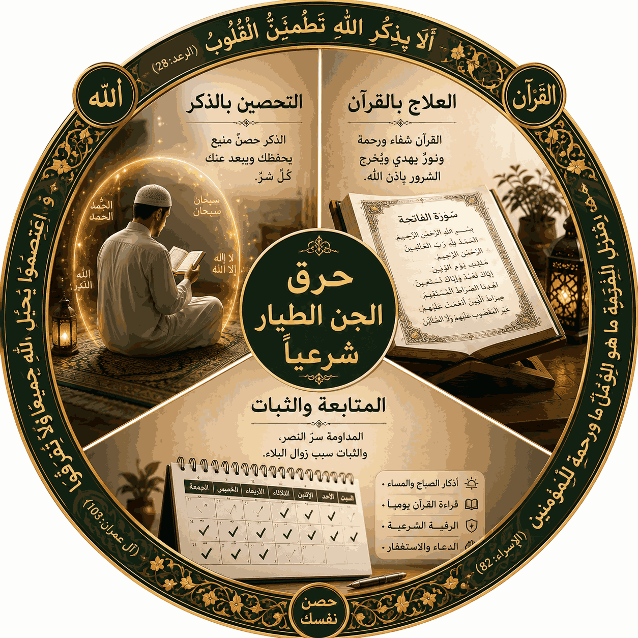 كيفية حرق الجن الطيار شرعياً: الطريقة الصحيحة للتعامل مع الجن الطيار