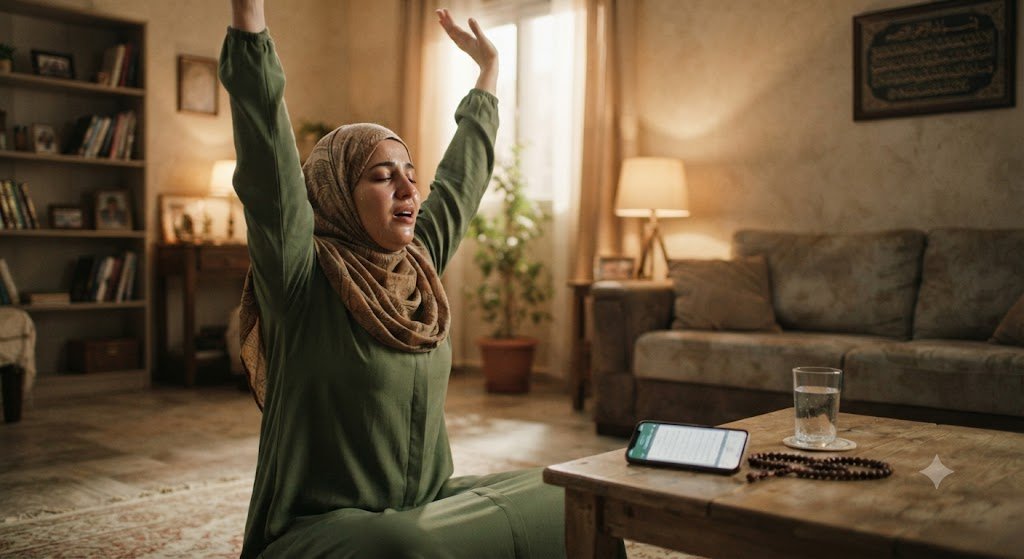 هل التمغط أثناء الرقية دليل على خروج العارض