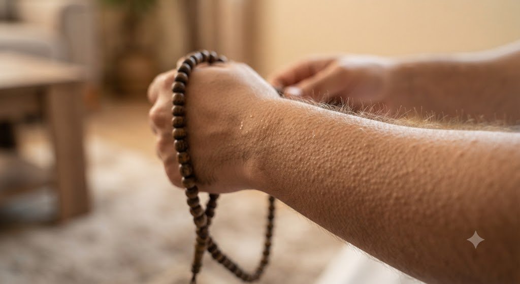 هل القشعريرة أثناء الرقية دليل على عين أو مس