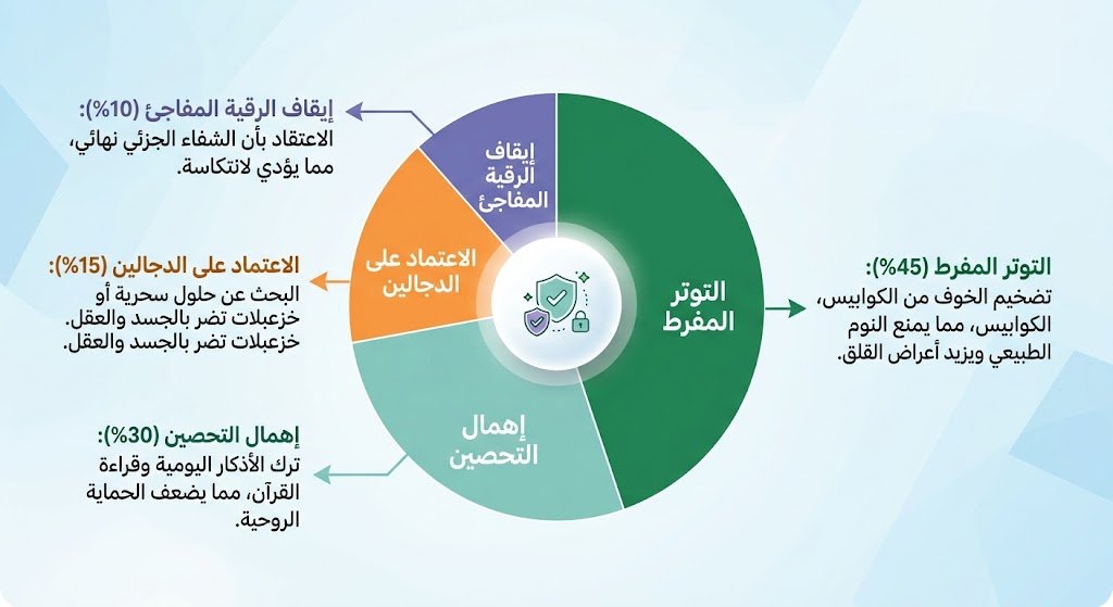 أخطاء شائعة حول أثر الجن بعد خروجه
