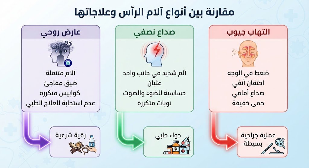 أخطاء شائعة في تفسير كل ضغط بالرأس على أنه عارض