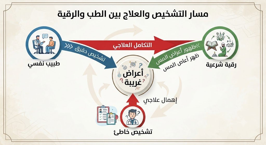 أخطاء شائعة في تفسير أعراض المس الشيطاني