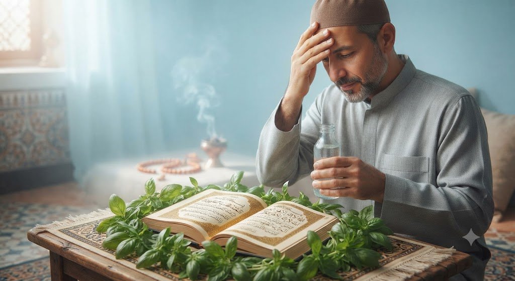 طريقة الرقية على موضع الألم أو الماء المقروء عليه