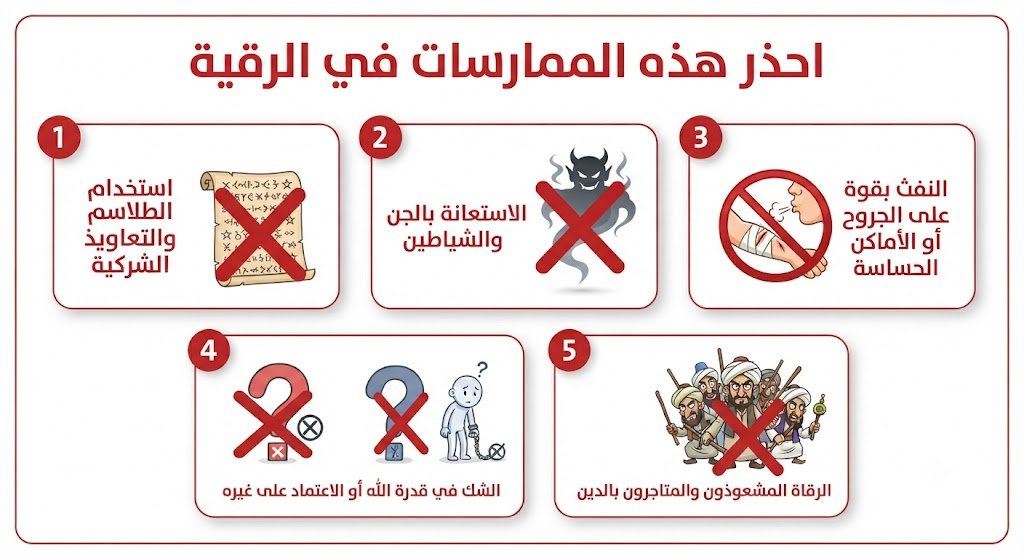 ما يجب تجنبه أثناء الرقية الشرعية