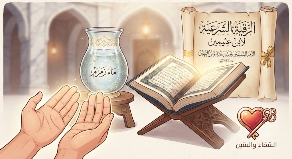 للقيام بالرقية بنجاح، اتبع الخطوات التالية مع قراءة هذه الآيات بيقين:1. الوضوء والنية الخالصة:
ابدأ على طهارة واستحضر نية الشفاء واللجوء إلى الله وحده.2. قراءة سورة الفاتحة (7 مرات):
"بِسْمِ اللَّهِ الرَّحْمَنِ الرَّحِيمِ (1) الْحَمْدُ لِلَّهِ رَبِّ الْعَالَمِينَ (2) الرَّحْمَنِ الرَّحِيمِ (3) مَالِكِ يَوْمِ الدِّينِ (4) إِيَّاكَ نَعْبُدُ وَإِيَّاكَ نَسْتَعِينُ (5) اهْدِنَا الصِّرَاطَ الْمُسْتَقِيمَ (6) صِرَاطَ الَّذِينَ أَنْعَمْتَ عَلَيْهِمْ غَيْرِ الْمَغْضُوبِ عَلَيْهِمْ وَلَا الضَّالِّينَ (7)".3. قراءة آية الكرسي (3 مرات):
"اللَّهُ لَا إِلَهَ إِلَّا هُوَ الْحَيُّ الْقَيُّومُ لَا تَأْخُذُهُ سِنَةٌ وَلَا نَوْمٌ لَهُ مَا فِي السَّمَاوَاتِ وَمَا فِي الْأَرْضِ مَنْ ذَا الَّذِي يَشْفَعُ عِنْدَهُ إِلَّا بِإِذْنِهِ يَعْلَمُ مَا بَيْنَ أَيْدِيهِمْ وَمَا خَلْفَهُمْ وَلَا يُحِيطُونَ بِشَيْءٍ مِنْ عِلْمِهِ إِلَّا بِمَا شَاءَ وَسِعَ كُرْسِيُّهُ السَّمَاوَاتِ وَالْأَرْضَ وَلَا يَئُودُهُ حِفْظُهُمَا وَهُوَ الْعَلِيُّ الْعَظِيمُ".4. قراءة المعوذات (3 مرات لكل سورة):الإخلاص: "قُلْ هُوَ اللَّهُ أَحَدٌ (1) اللَّهُ الصَّمَدُ (2) لَمْ يَلِدْ وَلَمْ يُولَدْ (3) وَلَمْ يَكُنْ لَهُ كُفُوًا أَحَدٌ (4)".
الفلق: "قُلْ أَعُوذُ بِرَبِّ الْفَلَقِ (1) مِنْ شَرِّ مَا خَلَقَ (2) وَمِنْ شَرِّ غَاسِقٍ إِذَا وَقَبَ (3) وَمِنْ شَرِّ النَّفَّاثَاتِ فِي الْعُقَدِ (4) وَمِنْ شَرِّ حَاسِدٍ إِذَا حَسَدَ (5)".
الناس: "قُلْ أَعُوذُ بِرَبِّ النَّاسِ (1) مَلِكِ النَّاسِ (2) إِلَهِ النَّاسِ (3) مِنْ شَرِّ الْوَسْوَاسِ الْخَنَّاسِ (4) الَّذِي يُوَسْوِسُ فِي صُدُورِ النَّاسِ (5) مِنَ الْجِنَّةِ وَالنَّاسِ (6)".
5. قراءة آيات إبطال السحر (مرة واحدة):من سورة يونس: "فَلَمَّا أَلْقَوْا قَالَ مُوسَىٰ مَا جِئْتُم بِهِ السِّحْرُ ۖ إِنَّ اللَّهَ سَيُبْطِلُهُ ۖ إِنَّ اللَّهَ لَا يُصْلِحُ عَمَلَ الْمُفْسِدِينَ (81) وَيُحِقُّ اللَّهُ الْحَقَّ بِكَلِمَاتِهِ وَلَوْ كَرِهَ الْمُجْرِمُونَ (82)".
من سورة الأعراف: "وَأَوْحَيْنَا إِلَىٰ مُوسَىٰ أَنْ أَلْقِ عَصَاكَ ۖ فَإِذَا هِيَ تَلْقَفُ مَا يَأْفِكُونَ (117) فَوَقعَ الْحَقُّ وَبَطَلَ مَا كَانُوا يَعْمَلُونَ (118) فَغُلِبُوا هُنَالِكَ وَانقَلَبُوا صَاغِرِينَ (119) وَأُلْقِيَ السَّحَرَةُ سَاجِدِينَ (120) قَالُوا آمَنَّا بِرَبِّ الْعَالَمِينَ (121) رَبِّ مُوسَىٰ وَهَارُونَ (122)".
من سورة طه: "قَالُوا يَا مُوسَىٰ إِمَّا أَن تُلْقِيَ وَإِمَّا أَن نَّكُونَ أَوَّلَ مَنْ أَلْقَىٰ (65) قَالَ بَلْ أَلْقُوا ۖ فَإِذَا حِبَالُهُمْ وَعِصِيُّهُمْ يُخَيَّلُ إِلَيْهِ مِن سِحْرِهِمْ أَنَّهَا تَسْعَىٰ (66) فَأَوْجَسَ فِي نَفْسِهِ خِيفَةً مُّوسَىٰ (67) قُلْنَا لَا تَخَفْ إِنَّكَ أَنتَ الْأَعْلَىٰ (68) وَأَلْقِ مَا فِي يَمِينِكَ تَلْقَفْ مَا صَنَعُوا ۖ إِنَّمَا صَنَعُوا كَيْدُ سَاحِرٍ ۖ وَلَا يُفْلِحُ السَّاحِرُ حَيْثُ أَتَىٰ (69)".
6. الدعاء بالأدعية النبوية (3 مرات):"بِسْمِ اللهِ أَرْقِيكَ، مِنْ كُلِّ شَيْءٍ يُؤْذِيكَ، مِنْ شَرِّ كُلِّ نَفْسٍ أَوْ عَيْنِ حَاسِدٍ، اللهُ يَشْفِيكَ، بِسْمِ اللهِ أَرْقِيكَ".
"أَعُوذُ بِكَلِمَاتِ اللهِ التَّامَّةِ، مِنْ كُلِّ شَيْطَانٍ وَهَامَّةٍ، وَمِنْ كُلِّ عَيْنٍ لَامَّةٍ".
7. الختم بالدعاء (7 مرات):
كيف تطبق الرقية الشرعية بطريقة صحيحة