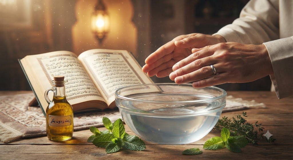 رقية الماء والزيت مع الرقية الشاملة