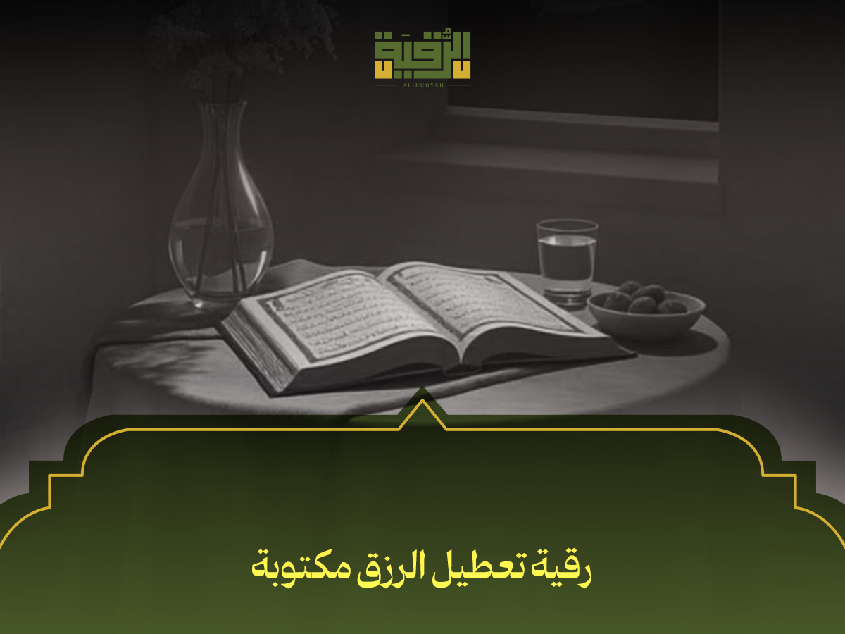 رقية تعطيل الرزق مكتوبة