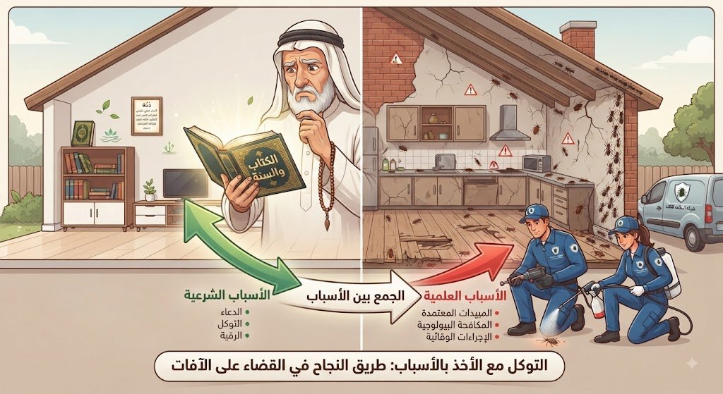 أخطاء شائعة عند تفسير وجود الحشرات في البيت