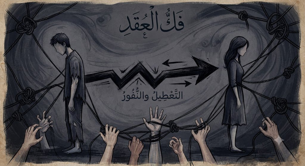متى يكون التعطيل أو النفور بسبب سحر لا عين