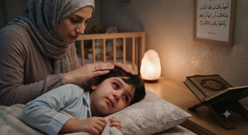 هل خوف الطفل بسبب عين أو حسد أو موقف مرعب