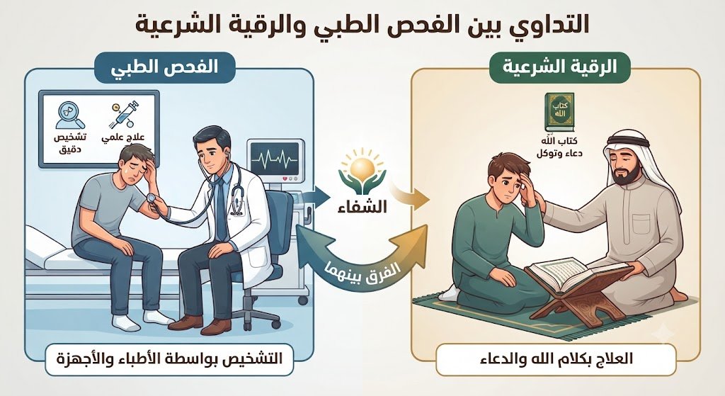 متى تكون العلامات بسبب مرض أو توتر لا بسبب إصابة روحية