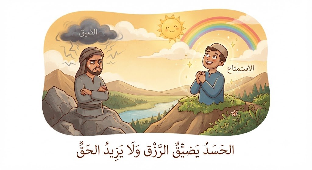 خطوات عملية لعلاج الحسد والغيرة